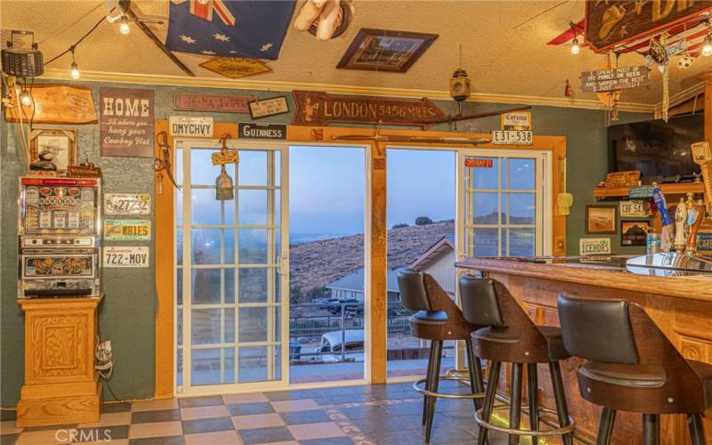 Views of Antelope Valley from dance floor and bar.