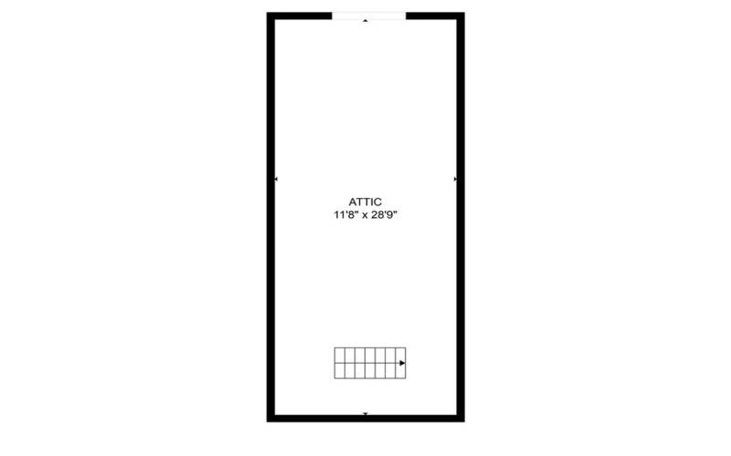 Floor Plan of Loft above Shop