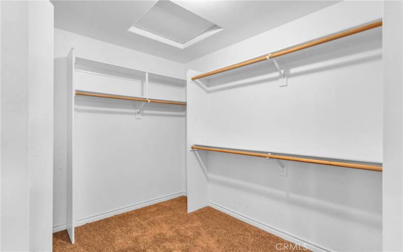 Primary Walk In Closet