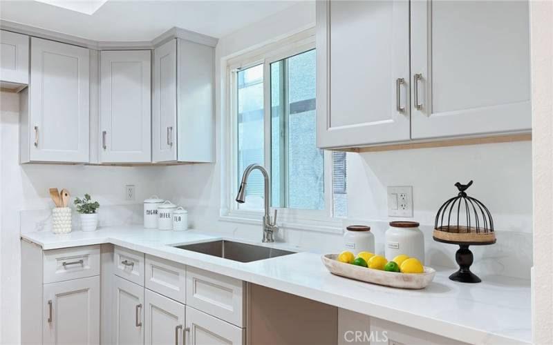 Tastefully remodeled kitchen