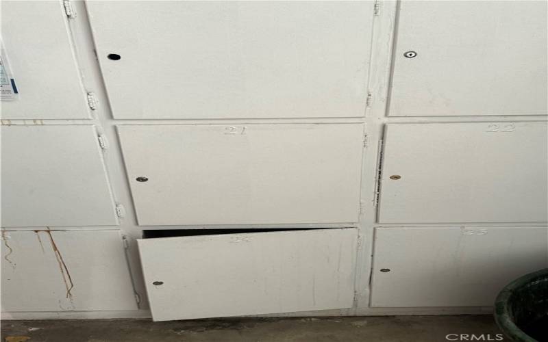 Laundry room storage Locker