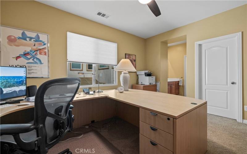 Bedroom 3 is used as an office