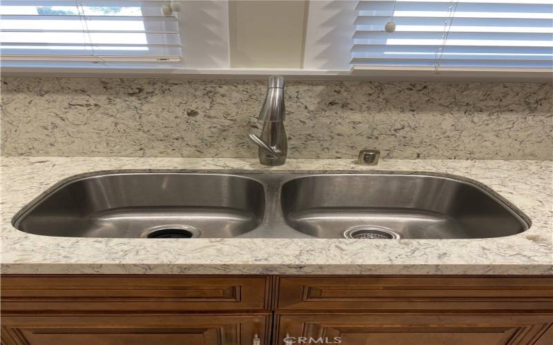 Stainless Undermount Sink in Kitchen