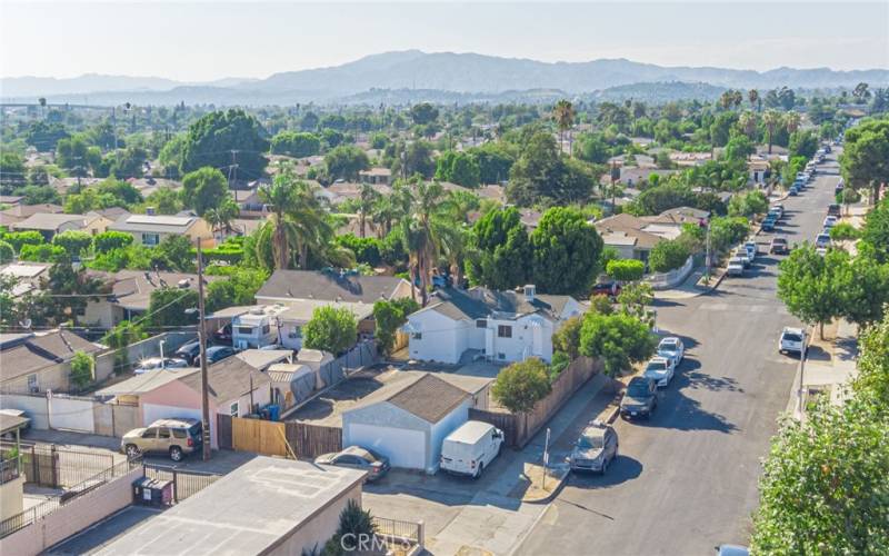 AERIAL VIEW FROM BACK