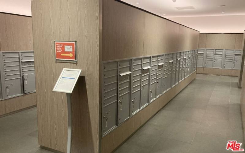 Mail Room off Lobby