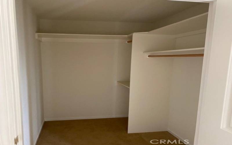 Third bedroom walk in closet