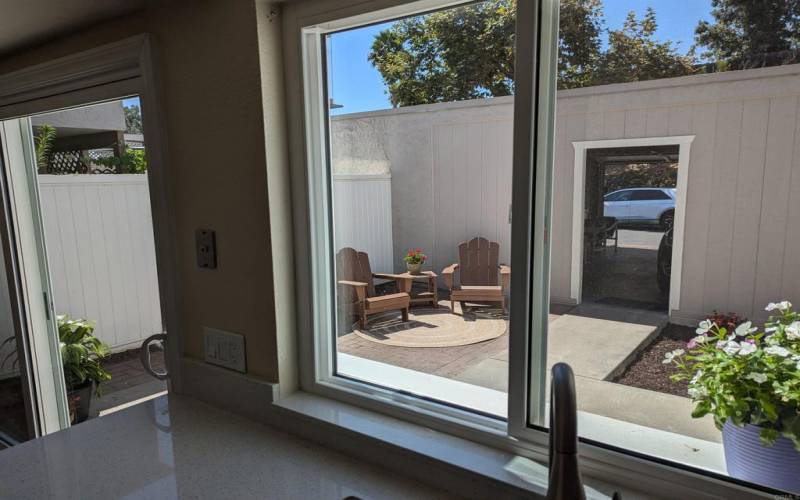 Kitchen Patio View