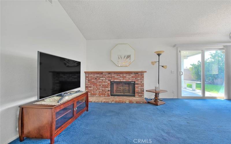 Family Room with Fireplace