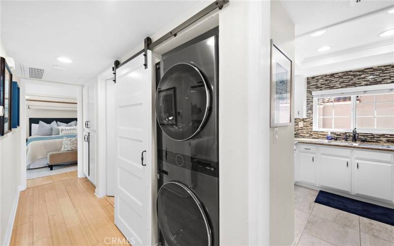 Laundry with Barn Door