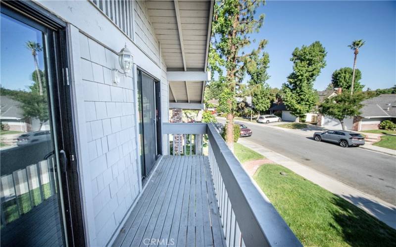 Balcony off of Bedroom #1