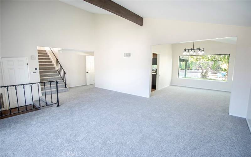 Nice view of entry and formal dining room