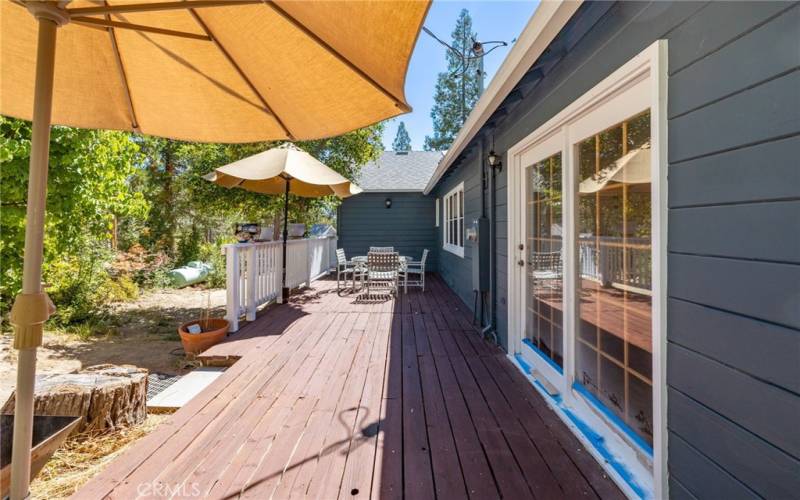 side deck off dining area