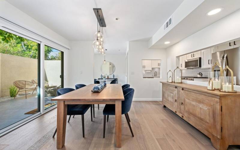 Dining Area with Patio Access