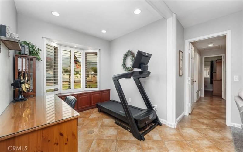 Office Nook/Fitness area is great for work from home