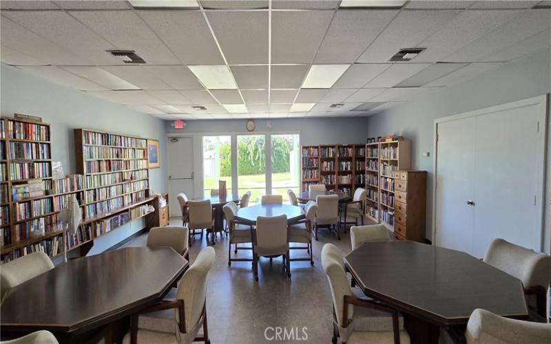 Library, card room.