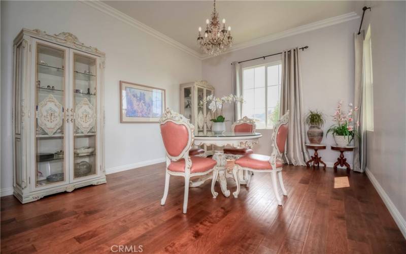 Flex room, now being used as a formal dining room, it can be used as an office or 3rd bedroom