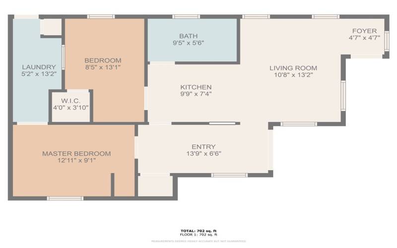 Floor plan measurements approx