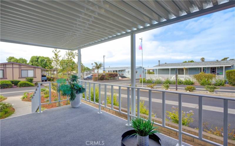 Covered Front Patio