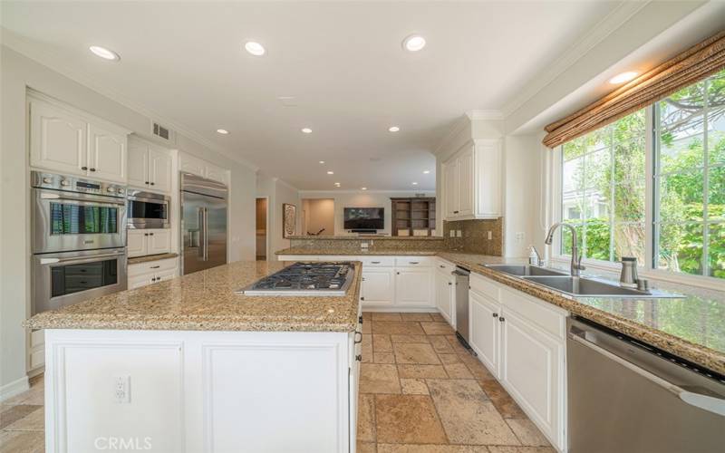 Family room off kitchen