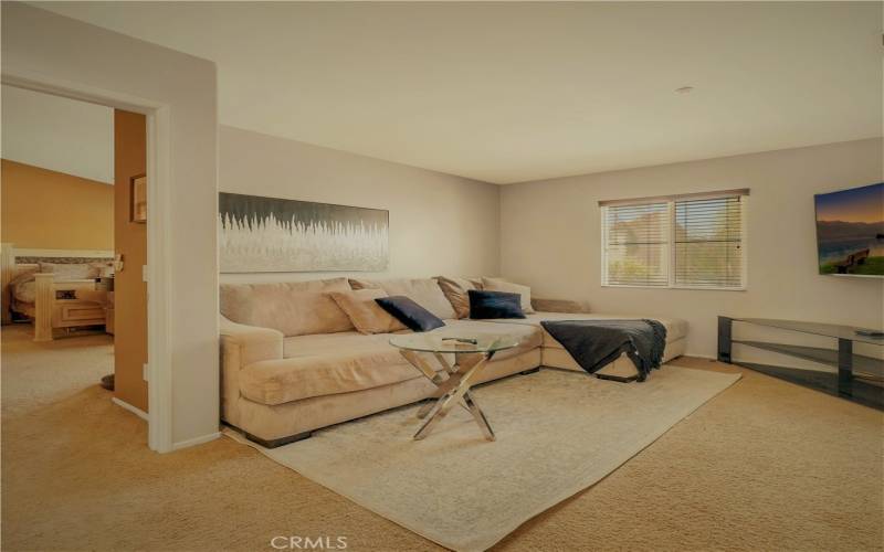 Open loft sitting area