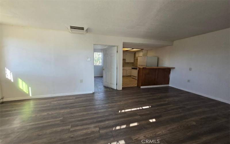 Back house living room