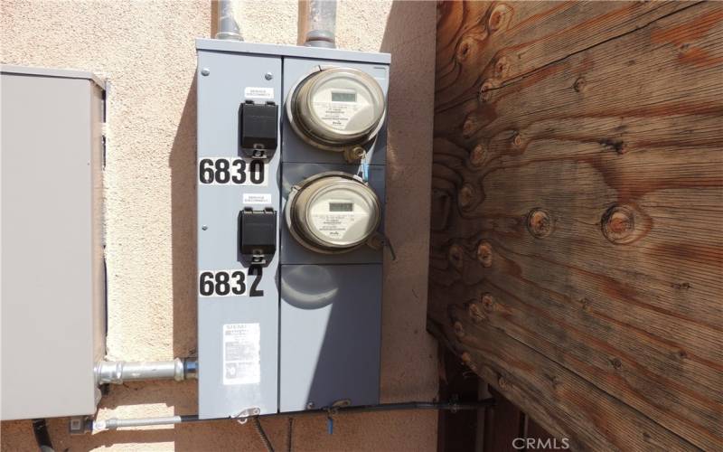 Separate Electric Meters