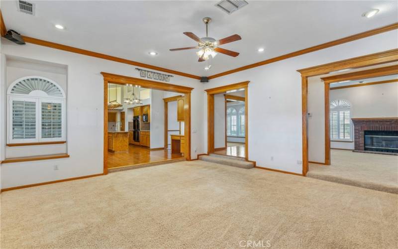 Great room looking towards kitchen/entry