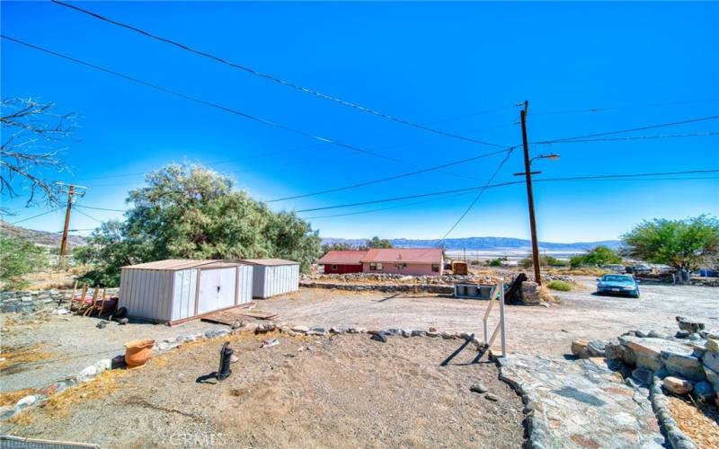 View to the street from the front yard