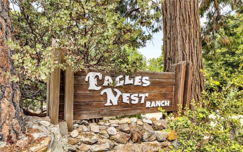 Property sign - Eagles Nest Ranch