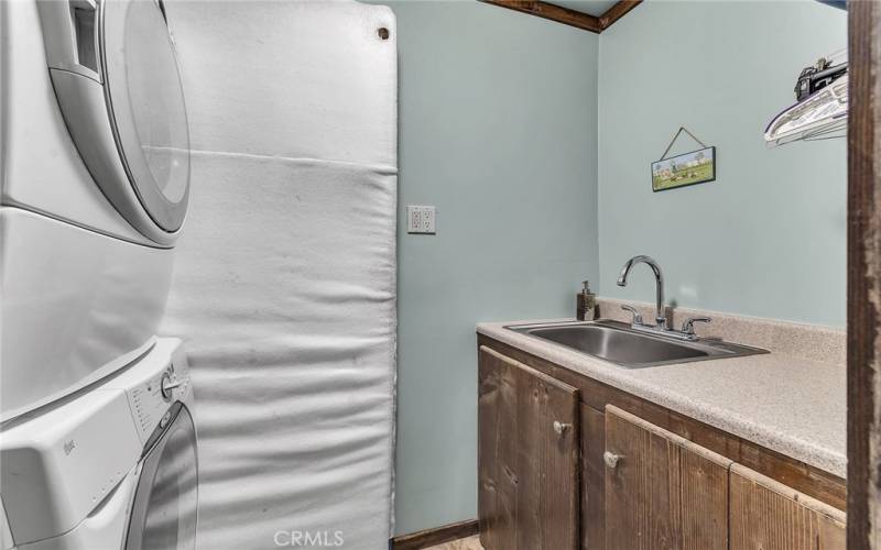 Laundry room in main house