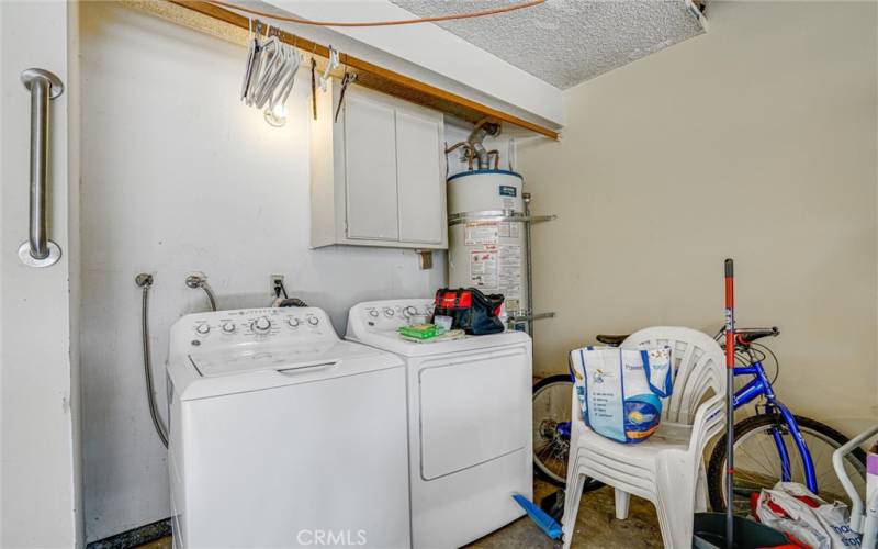 Laundry in Garage