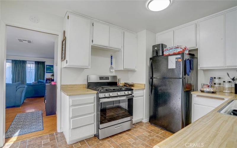 Kitchen from Garage Entry