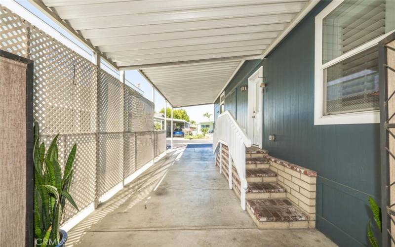 Covered carport