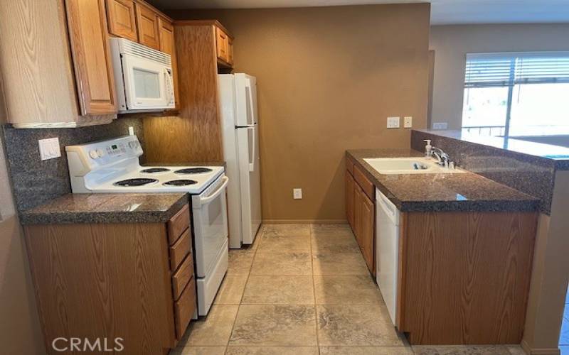 Kitchen with Granite Countertops