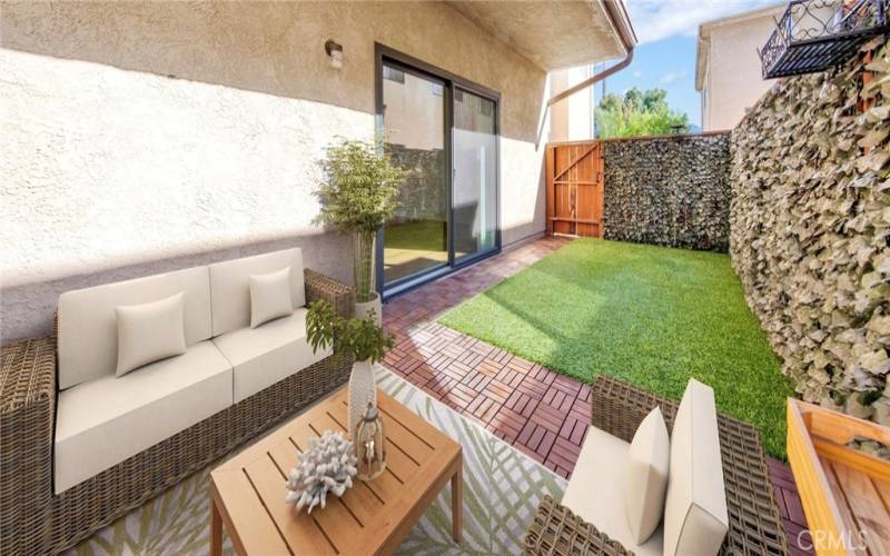 Spacious Patio