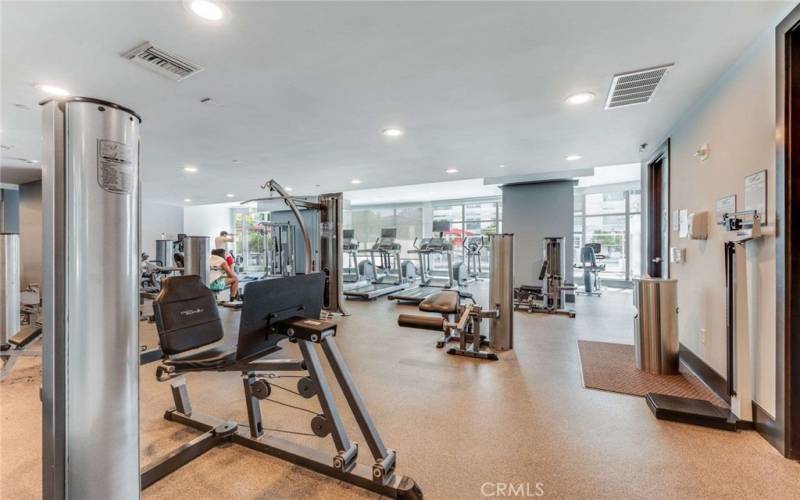 The Tower One Gym is the larger of the two Fitness Centers at West Ocean Towers and is second to none among Ocean Boulevard high rise buildings. It opens directly onto the Pool Deck. Get buff and save those gym fees.