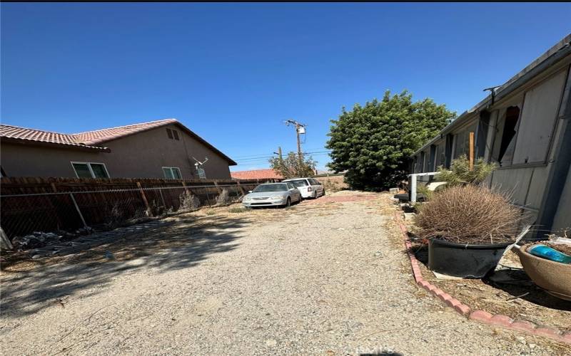 Second driveway entrance