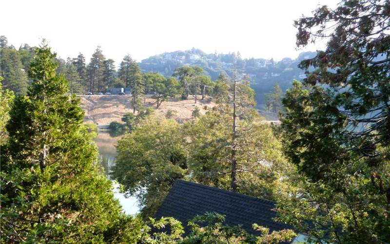 Another one of the views from the Master Bedroom deck. This view looks toward the Chamber of Commerce for the Cresline/Lake Gregory area.