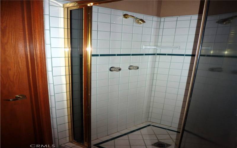 The master bedroom would not be complete without a shower.