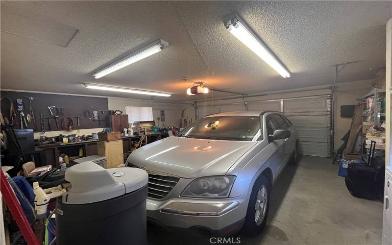 Interior garage is finished