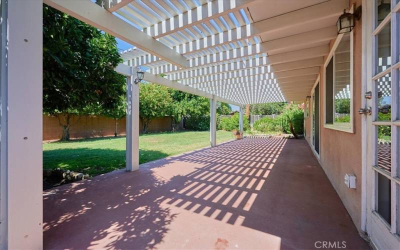 Covered patio