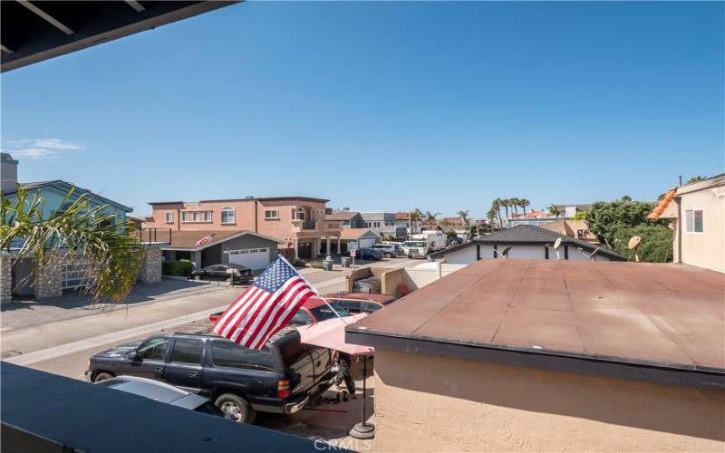 balcony view - both bedrooms have access