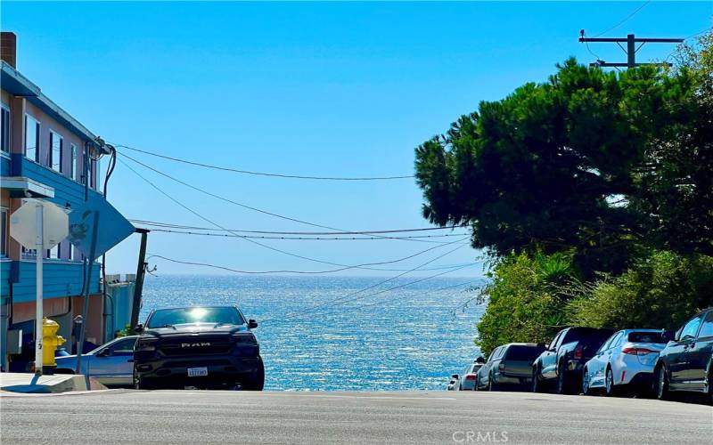 View from PCH in front of property