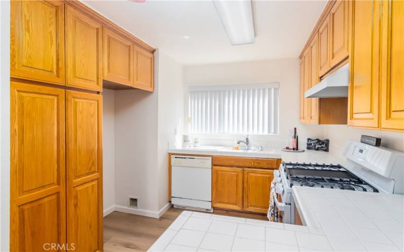 Open Kitchen with new stove
