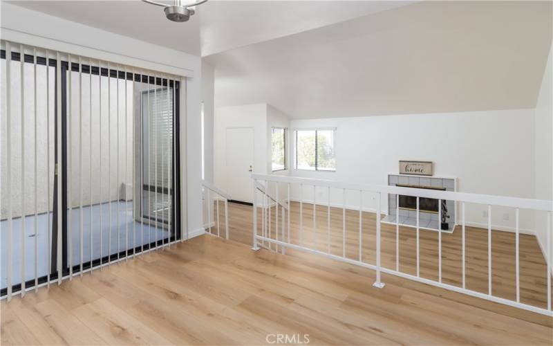 Dining room with view of the living room