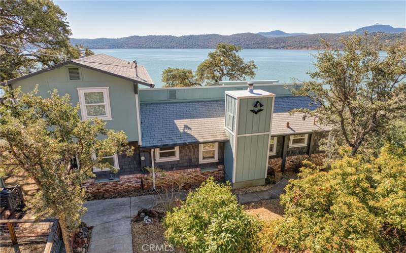 House Front with Lake View