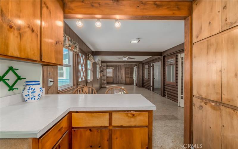 Kitchen towards Family Room