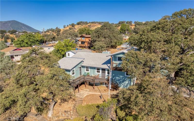 Aerial View of House