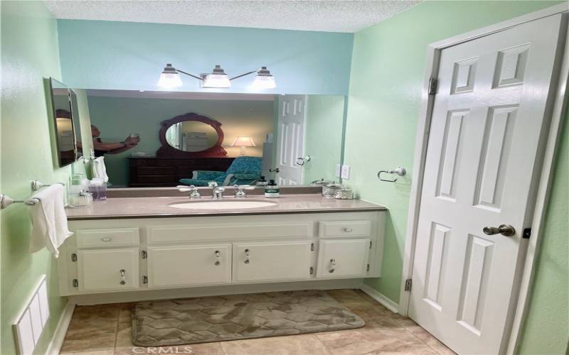 Bathroom number two in main Oversized main bedroom