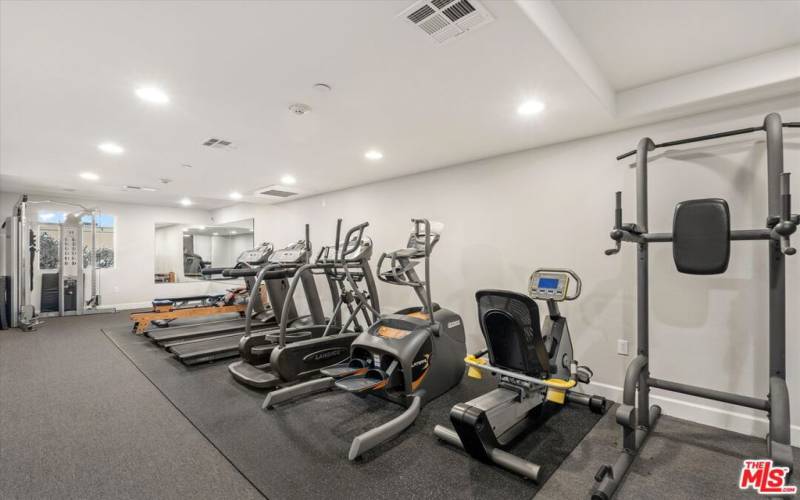 Gym on the 2nd floor